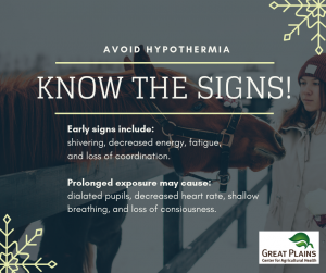 Hypothermia occurs when your body temp drops below 95°F. It can damage your heart, nervous system, and other organs.