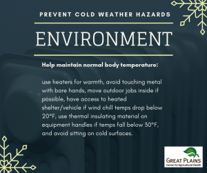 Remember these important tips if you're working outside in the winter.
